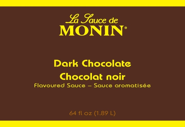 Sirop Monin Sauce au Chocolat noir sans sucre