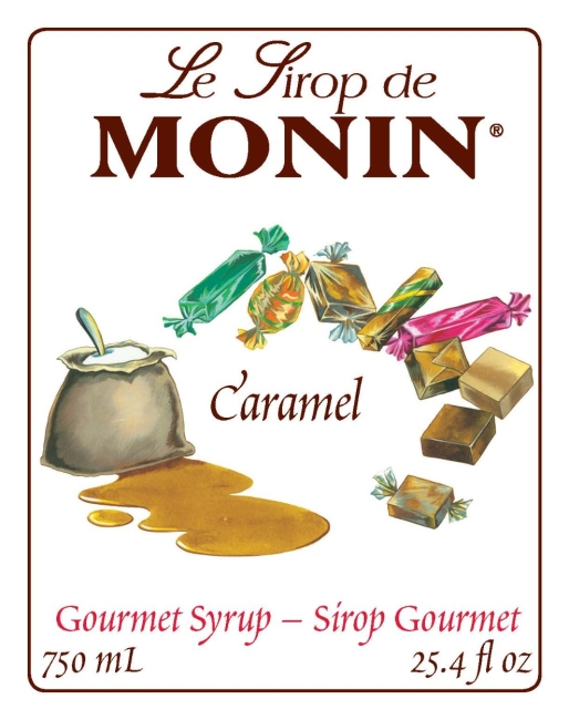 Monin Caramel Syrup 250Ml - Tesco Groceries