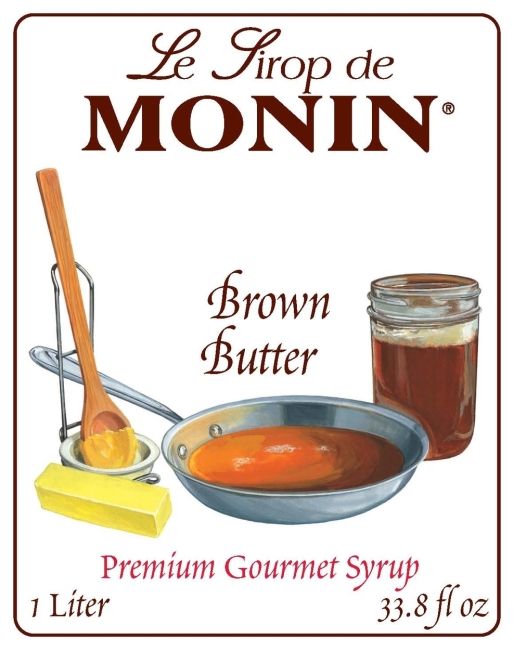 Caramel au beurre noisette Sirop 1L MONIN