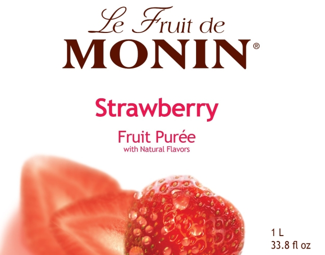 Monin Strawberry Fruit Smoothie Mix