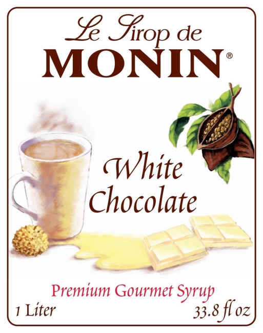 MONIN – Sirop de Chocolat Blanc 70cl pour Boissons Chaudes, Café, Latte,  Cappuccino, Chocolat + 1 pompe doseuse 1cl - Arômes Naturels : :  Epicerie